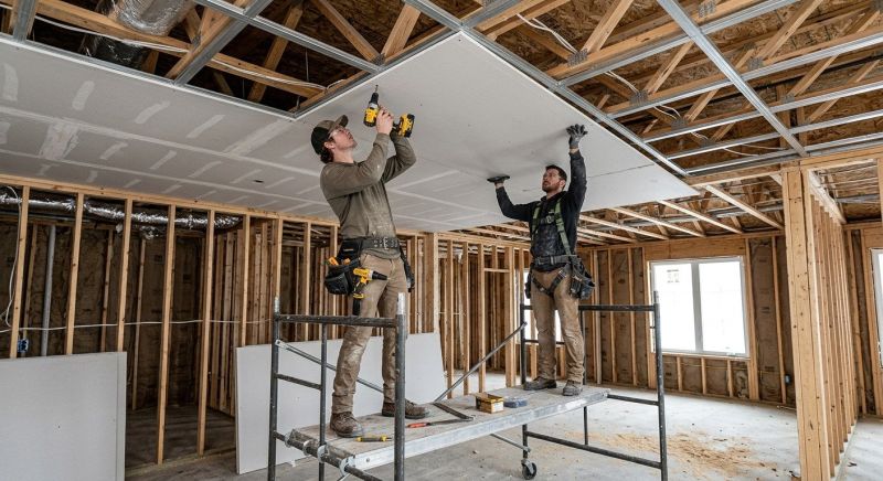 Ceiling Drywall Installation in Kansas City, MO
