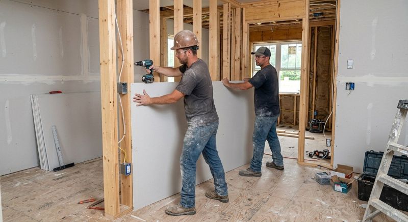 Kitchen Drywall Installation in Kansas City, MO
